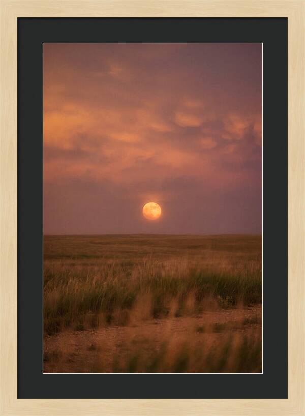 Ball Lightning Over Prairie