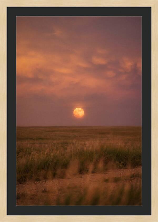 Ball Lightning Over Prairie