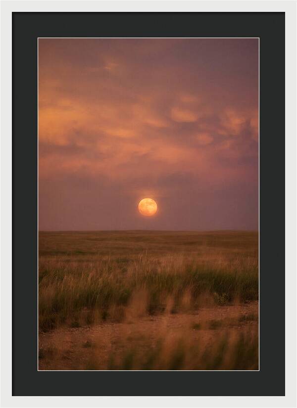 Ball Lightning Over Prairie