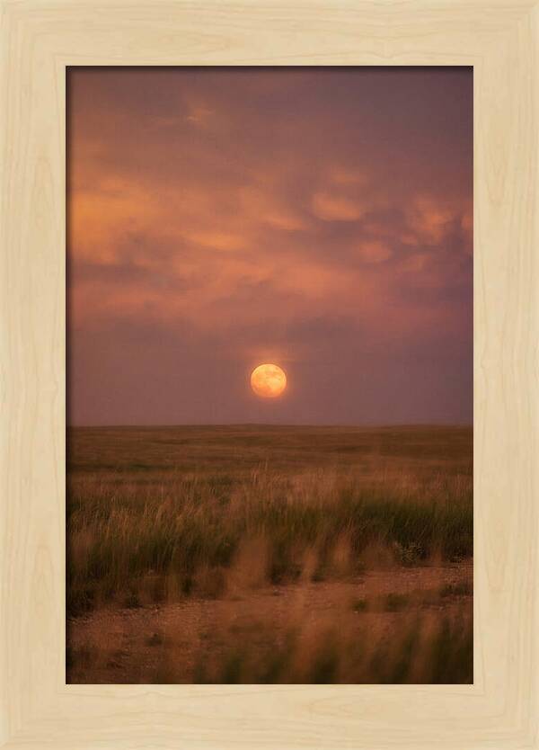 Ball Lightning Over Prairie