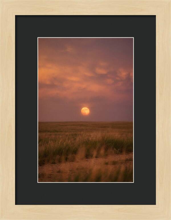 Ball Lightning Over Prairie