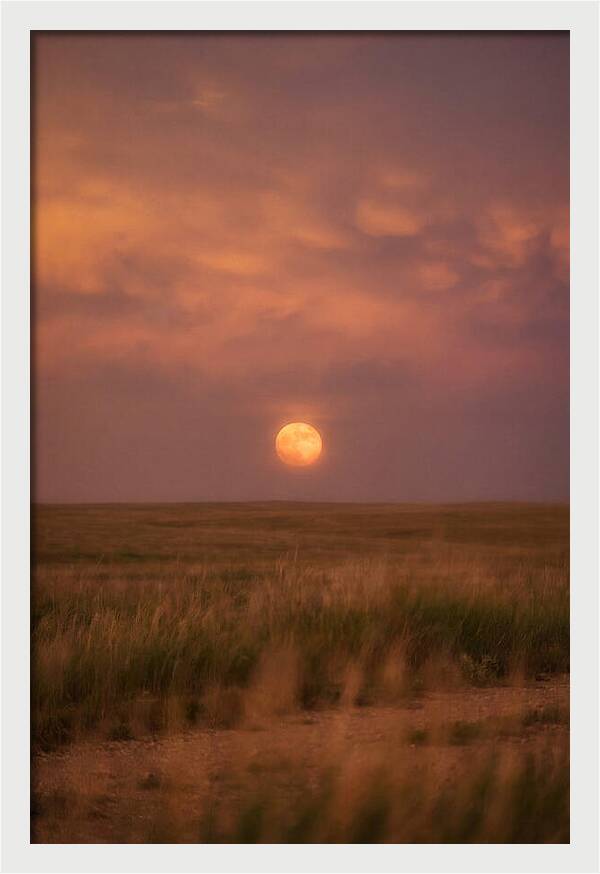 Ball Lightning Over Prairie