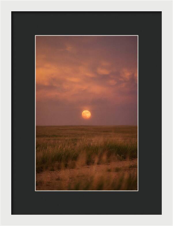 Ball Lightning Over Prairie