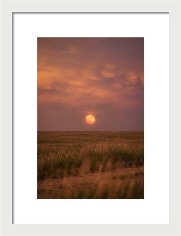 Ball Lightning Over Prairie