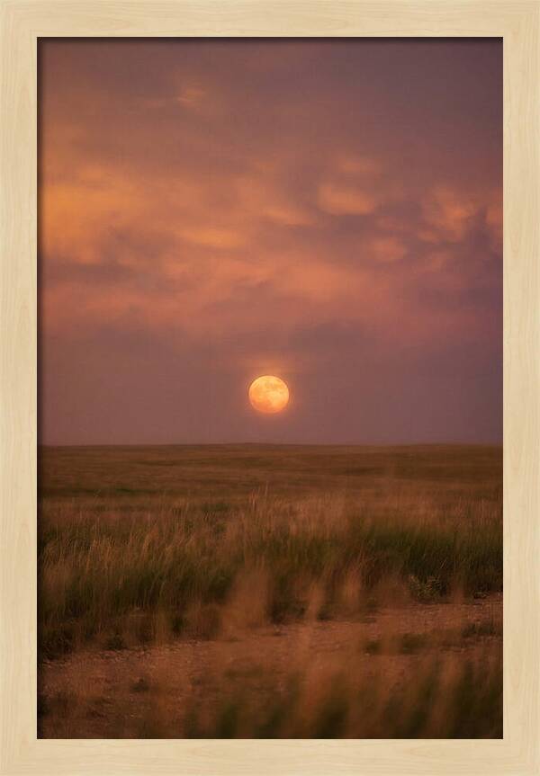 Ball Lightning Over Prairie