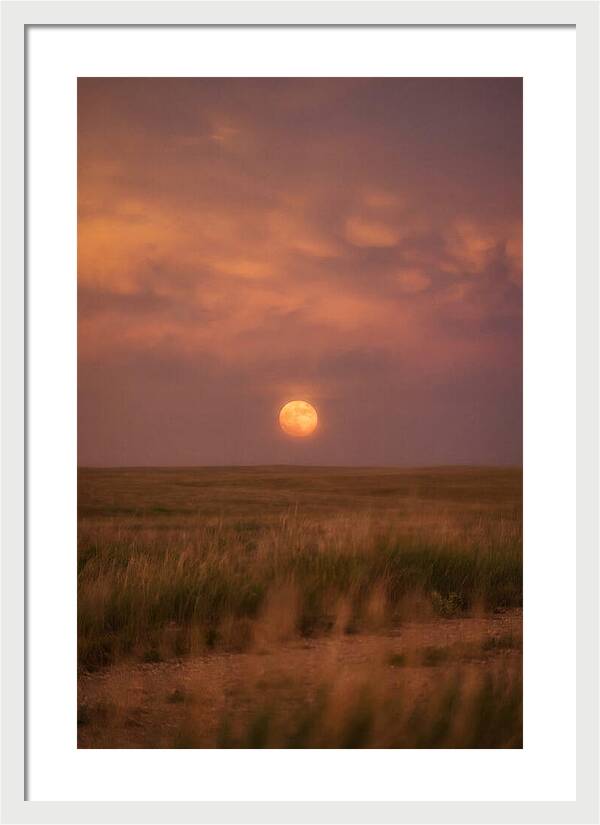Ball Lightning Over Prairie