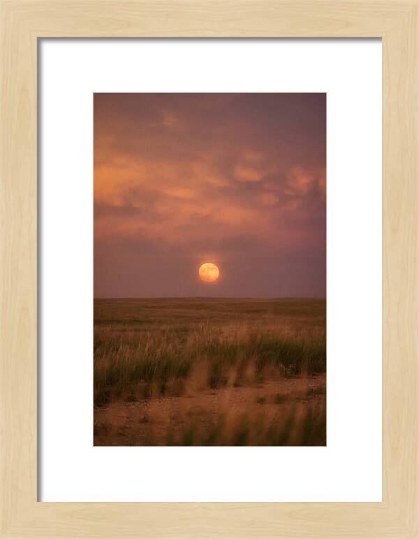 Ball Lightning Over Prairie