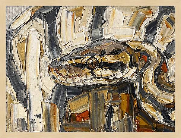Ball Python In Abstract Form