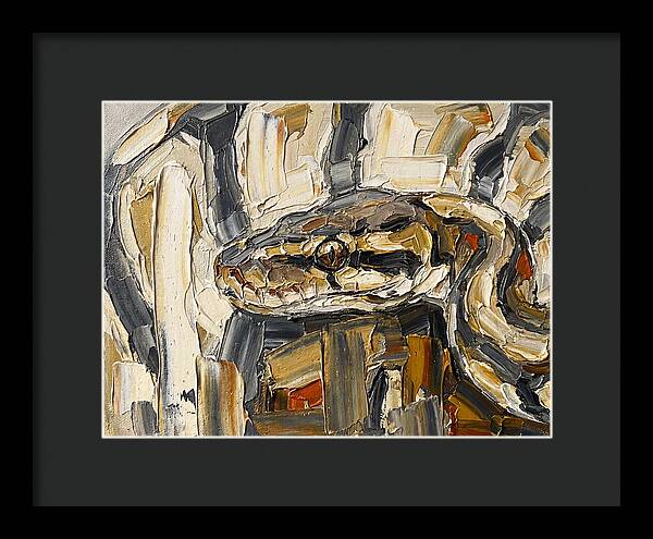 Ball Python In Abstract Form