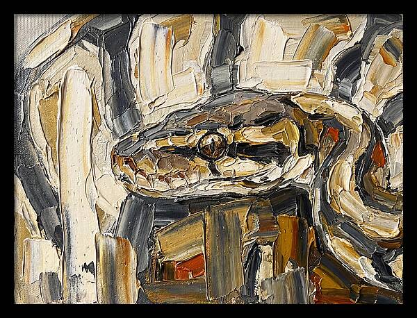 Ball Python In Abstract Form