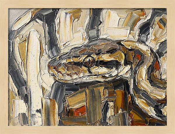 Ball Python In Abstract Form