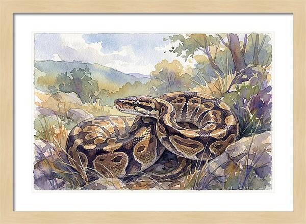 Ball Python In Nature