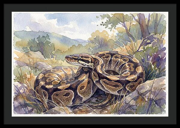 Ball Python In Nature