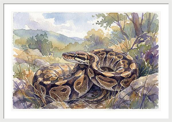 Ball Python In Nature
