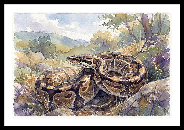Ball Python In Nature