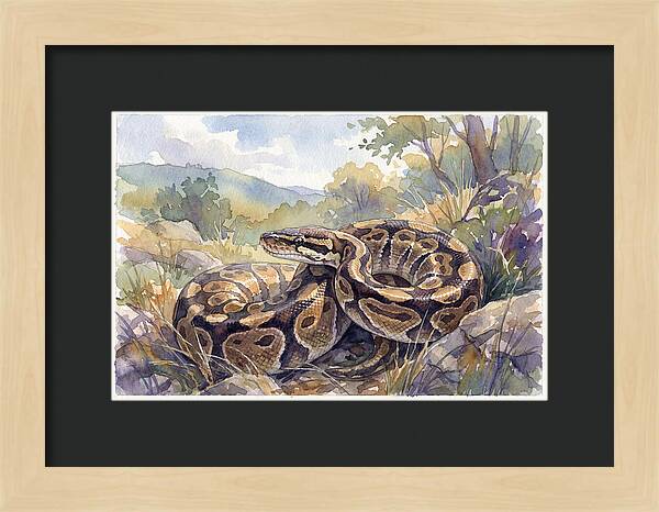 Ball Python In Nature