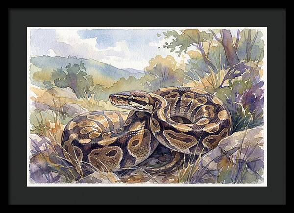 Ball Python In Nature