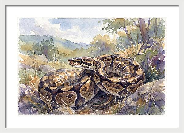 Ball Python In Nature
