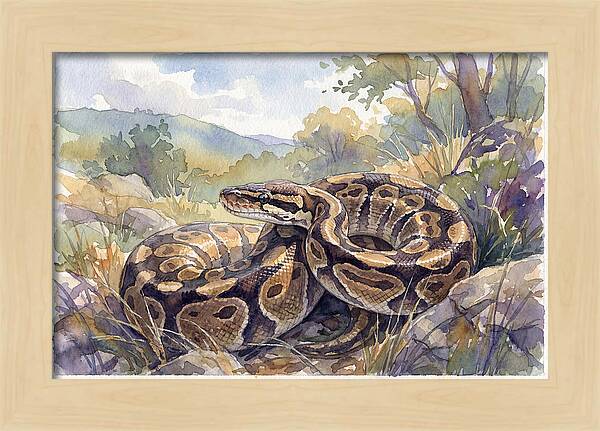 Ball Python In Nature