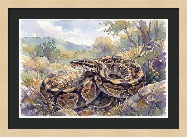 Ball Python In Nature