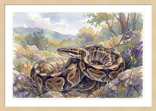 Ball Python In Nature