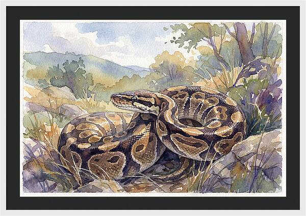 Ball Python In Nature