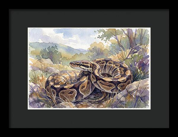 Ball Python In Nature