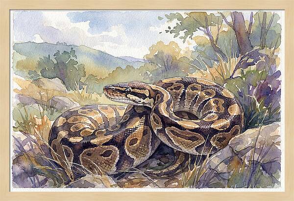 Ball Python In Nature