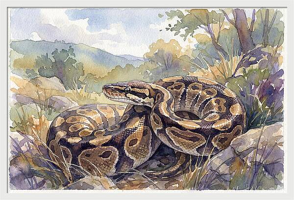 Ball Python In Nature