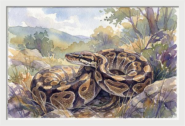 Ball Python In Nature