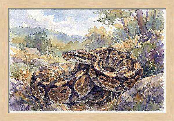 Ball Python In Nature