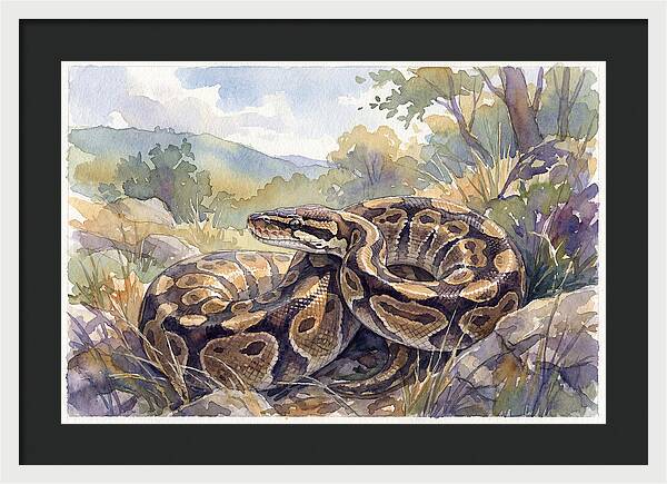 Ball Python In Nature