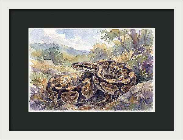 Ball Python In Nature