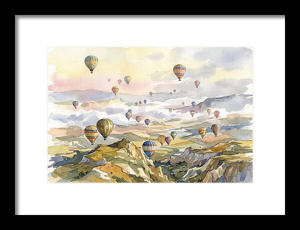 Balloon Dreams Over Landscape