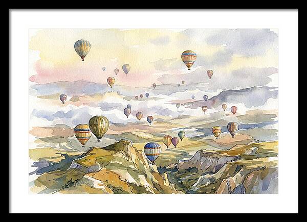 Balloon Dreams Over Landscape