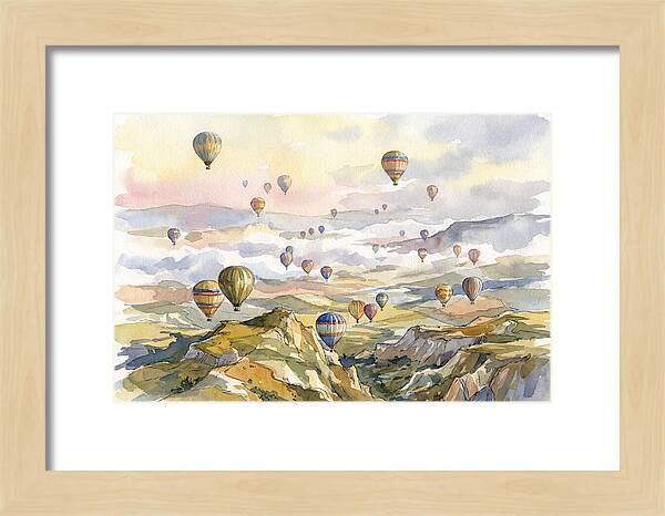 Balloon Dreams Over Landscape