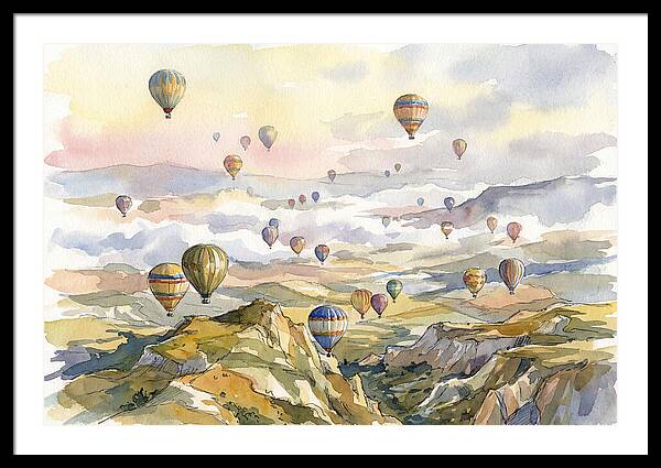 Balloon Dreams Over Landscape