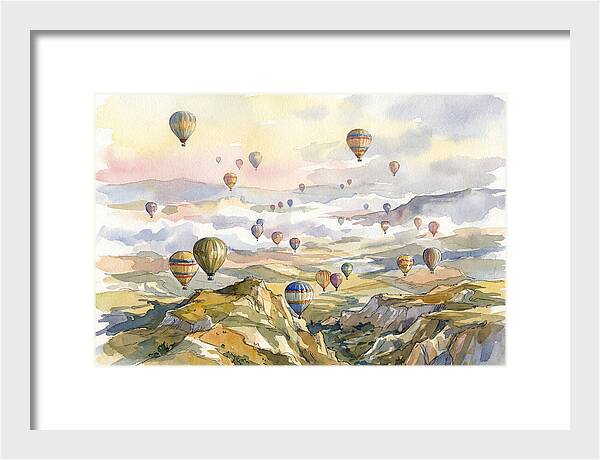 Balloon Dreams Over Landscape