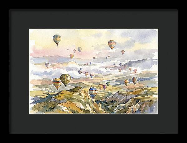 Balloon Dreams Over Landscape