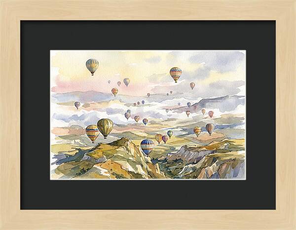 Balloon Dreams Over Landscape