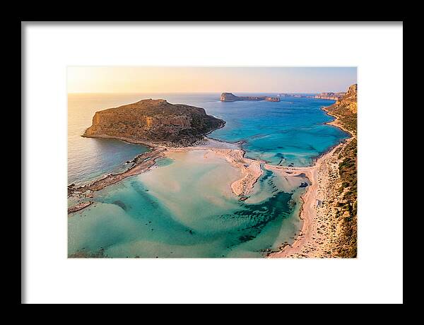Balos Lagoon Serenity From Above