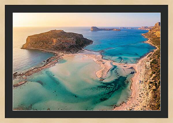 Balos Lagoon Serenity From Above
