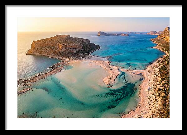 Balos Lagoon Serenity From Above