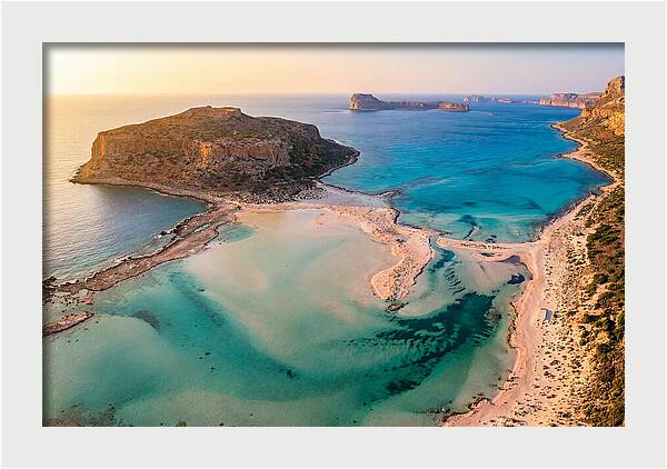 Balos Lagoon Serenity From Above