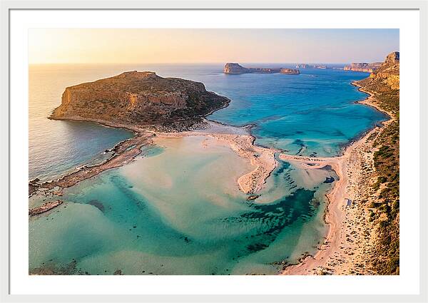 Balos Lagoon Serenity From Above