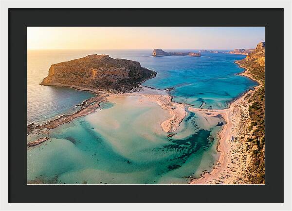 Balos Lagoon Serenity From Above