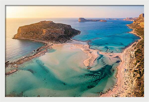 Balos Lagoon Serenity From Above