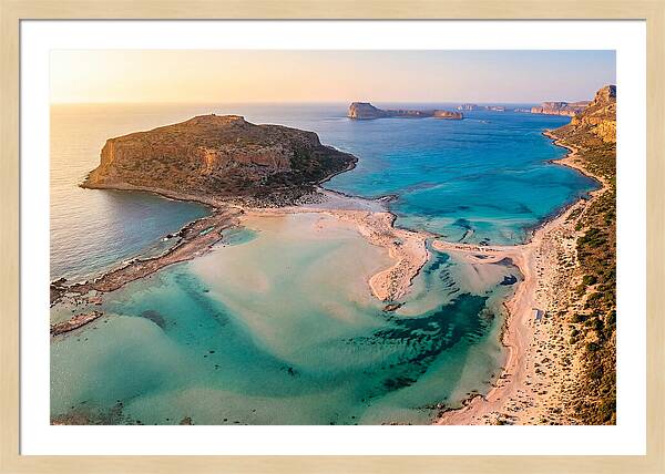 Balos Lagoon Serenity From Above