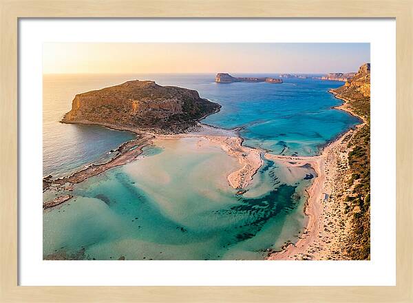 Balos Lagoon Serenity From Above