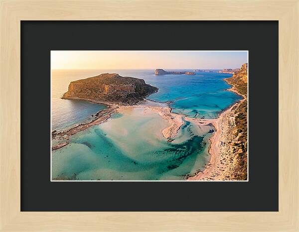 Balos Lagoon Serenity From Above